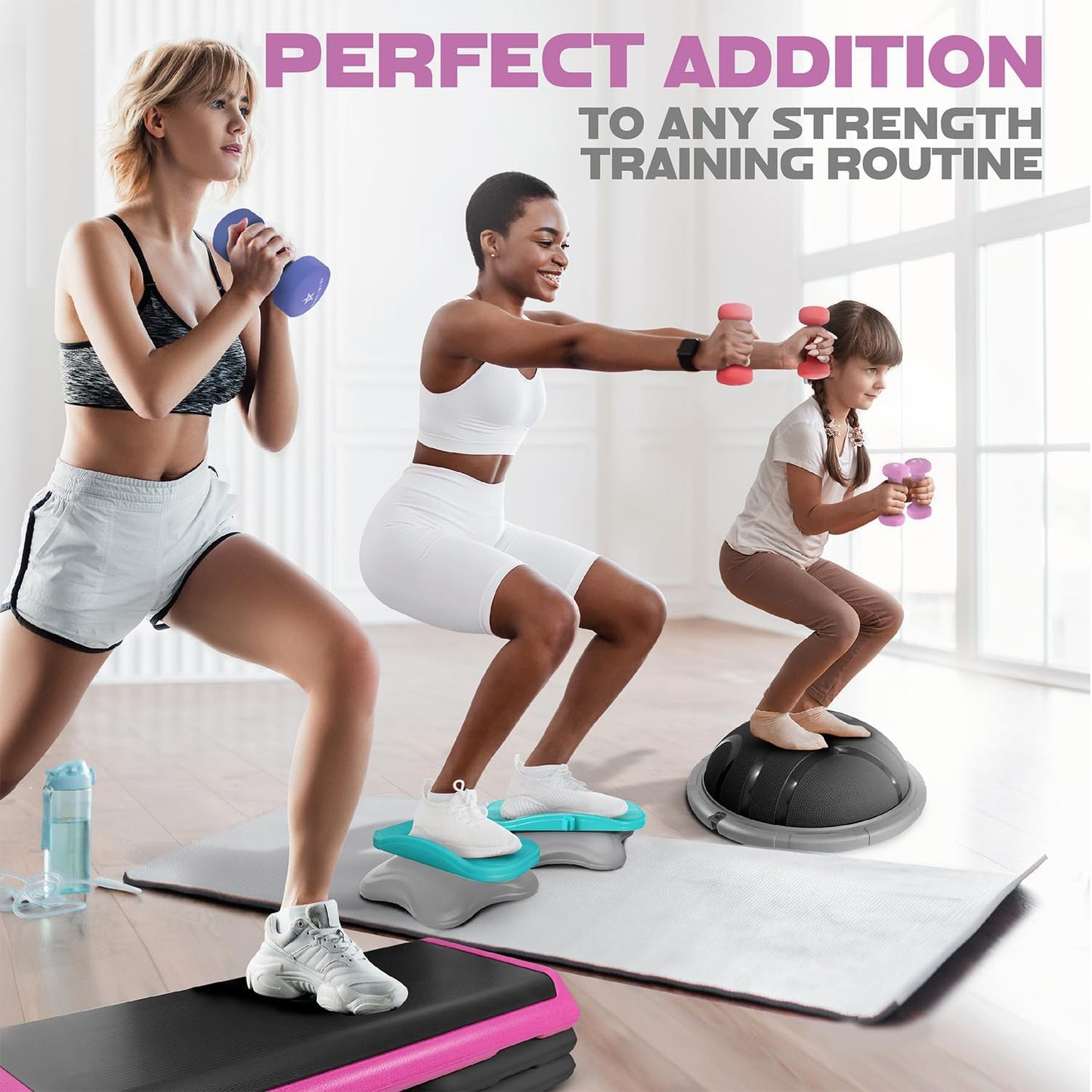Versatile Neoprene Coated Dumbbell Sets - Choose Your Weight & Color! Anti-Roll, Anti-Slip Hexagon Design for Ultimate Grip